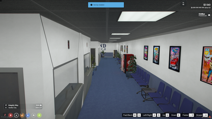 DASHOUND TICKETE HALL  FOR GTAV FIVEM  QB CORE SERVER | BUS DEPORT