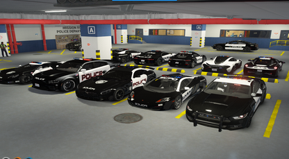 FiveM Sport Super Police Car Pack For GTA V FiveM