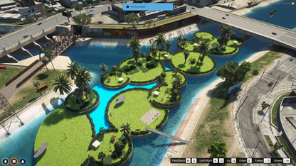 Rever Garden MLO For GTAV FIVEM QB CORE SERVER | Water Garden Area