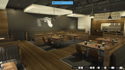 Noodles Exchange Restaurants MLO For GTAV FiveM QBCore Server | Cafe Shop