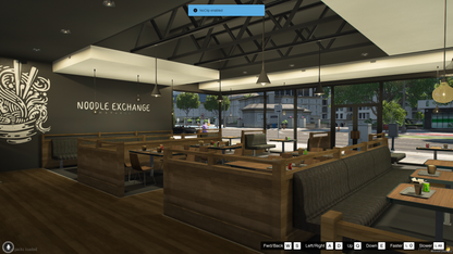 Noodles Exchange Restaurants MLO For GTAV FiveM QBCore Server | Cafe Shop