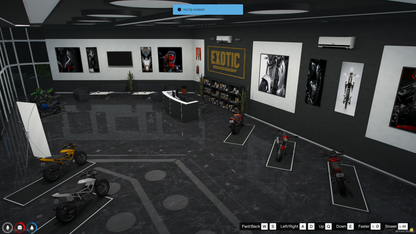 Motorcycle Dealer Shop MLO For GTAV FIVEM QBCore Server | Bike Shop