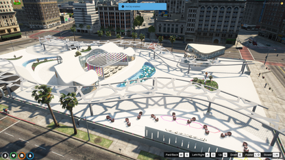 Morden Party Shpping Mall For GTAV FiveM QBCore Server Legon Square