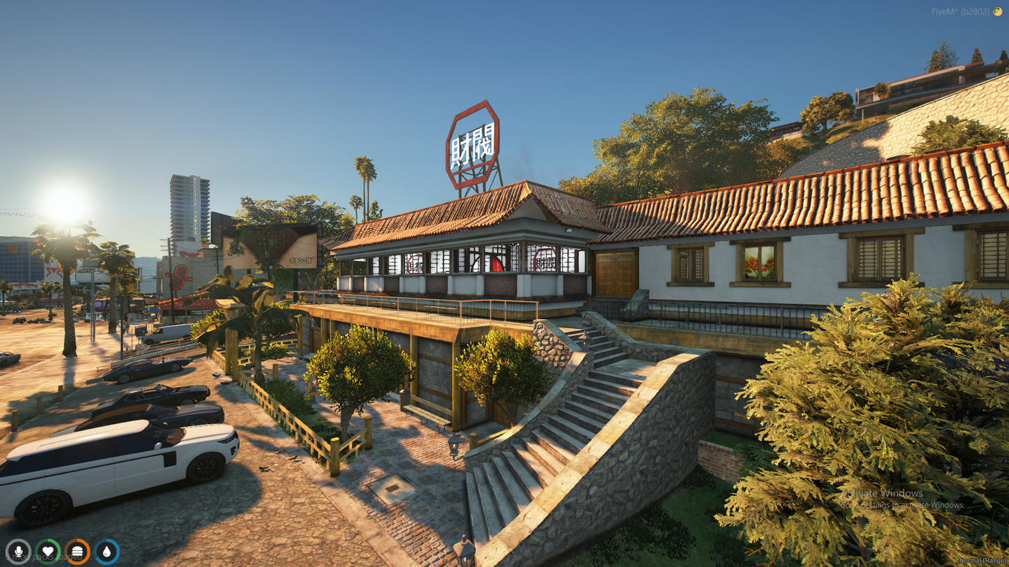 Japanese  Restaurant MLO For GTAV FiveM Server QBCorre