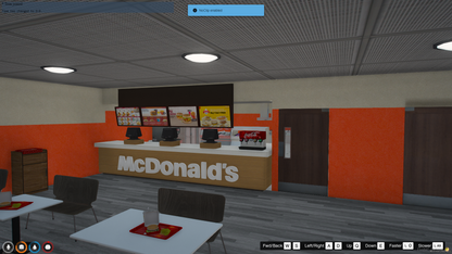 McDonald's Restaurants MLO FOR GTAV FIVEM QBCORE Server | Buger Restaurants