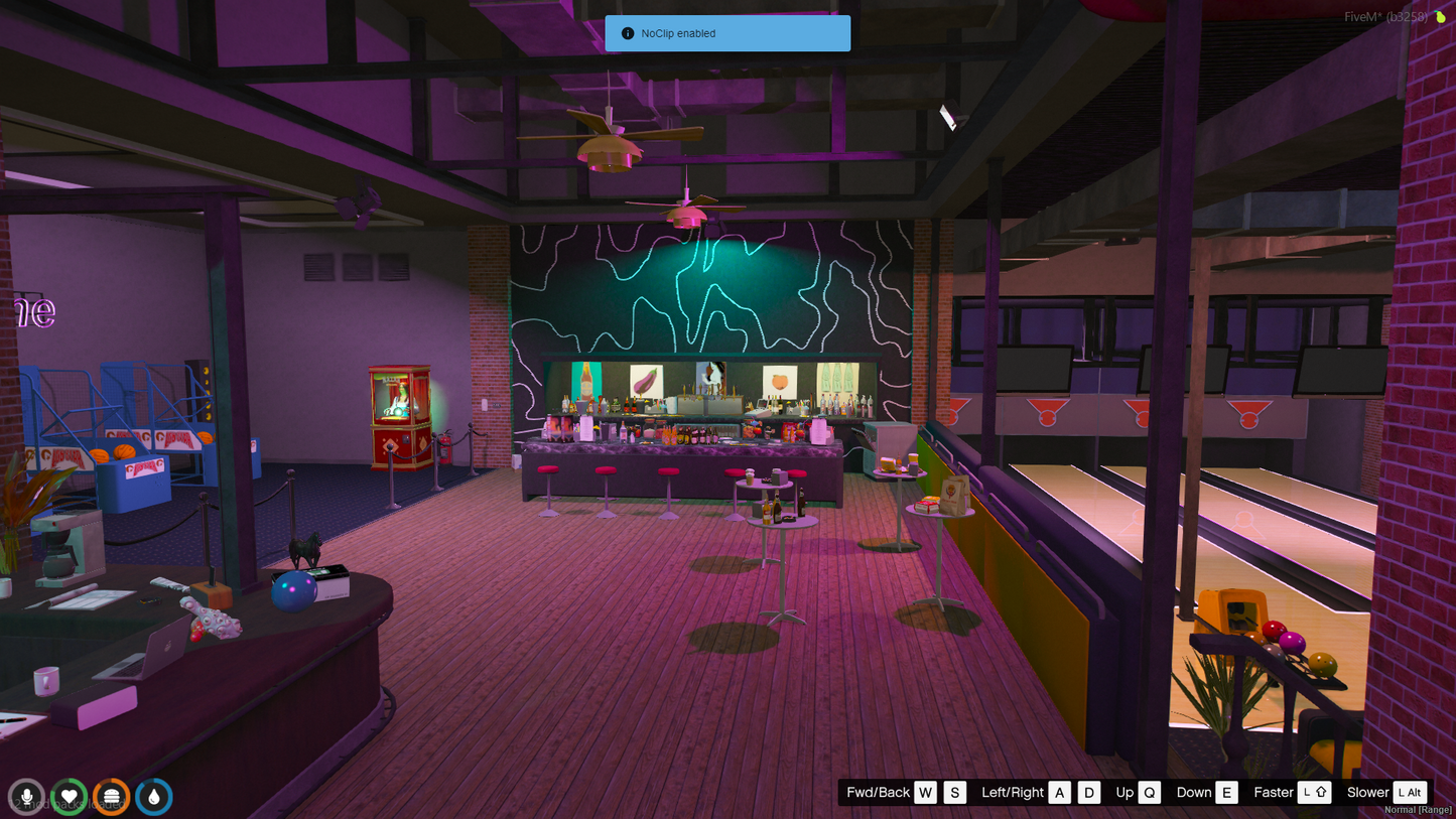 BOWLING BAR MLO FOR GTAV FIVEM QBCORE SERVER | YMAP | SPORT MLO PACKAGE