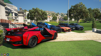 BMW Super Sport Car Pack For GTAV FIVEM QBCORE Server | MLO