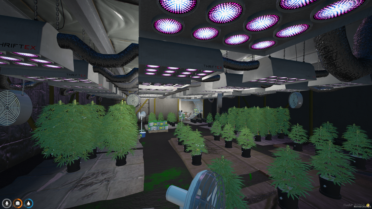 Cookies Shop with Underground Hidden Weed Farm MLO FOR GTAV FIVEM | QBCORE