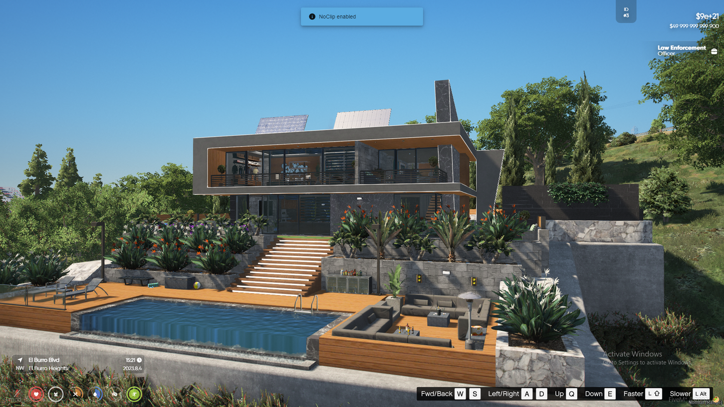 Deign Luxury House | Beach Side Viwe For GtaV FiveM QBcore Sever