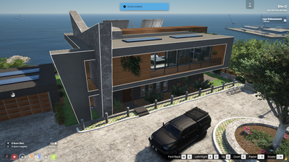 Deign Luxury House | Beach Side Viwe For GtaV FiveM QBcore Sever