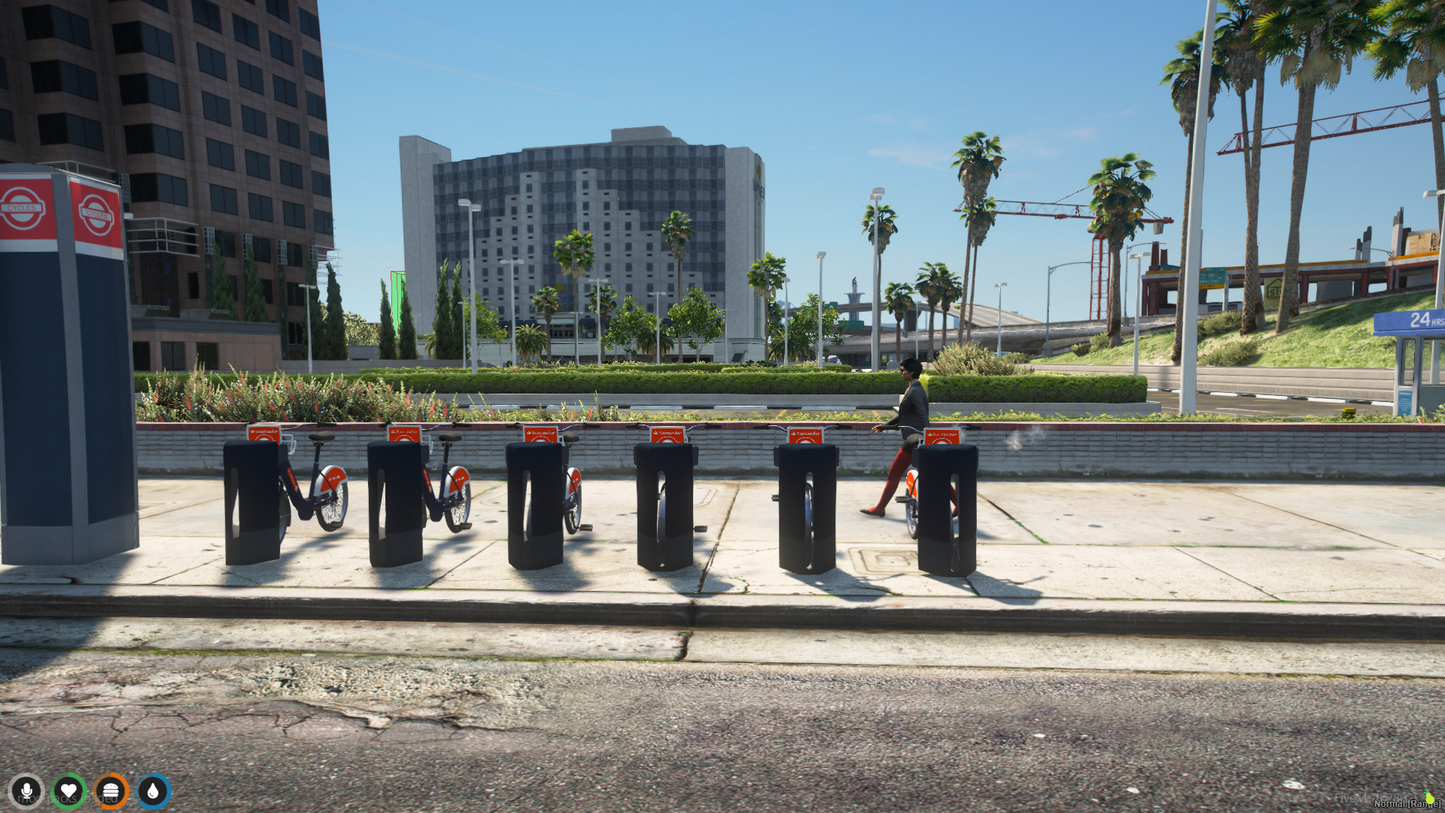 Bicycle Rental System For GtaV FiveM Server | QBCore