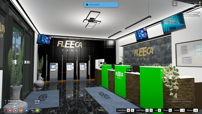 FLEECA BANKS  Interior Design Update