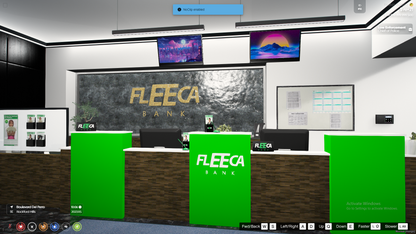 FLEECA BANKS  Interior Design Update