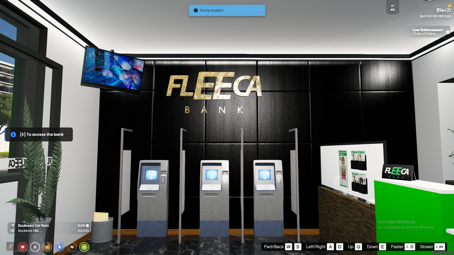 FLEECA BANKS  Interior Design Update