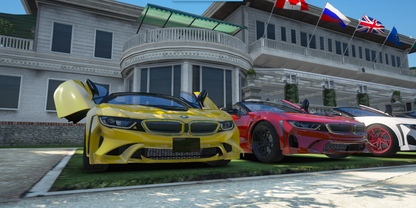 BMW Super Sport Car Pack For GTAV FIVEM QBCORE Server | MLO