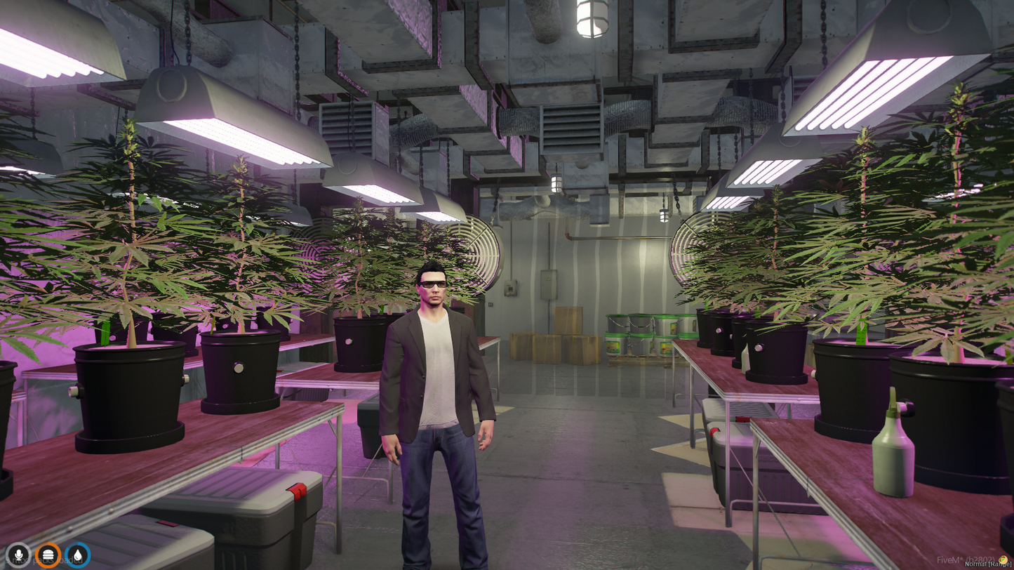 Secret Underground Weed Farm For GtaV FiveM QB Core Server