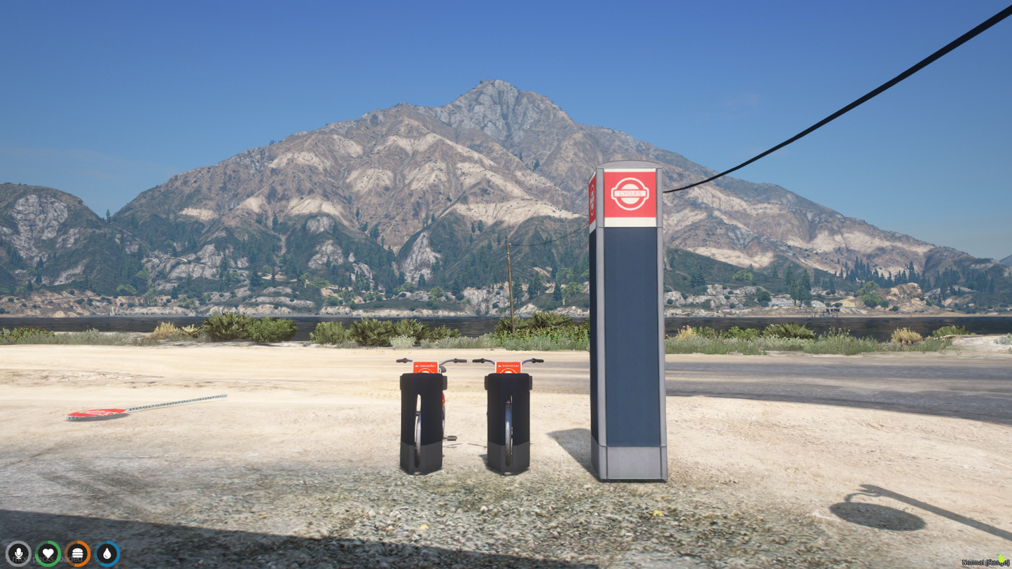 Bicycle Rental System For GtaV FiveM Server | QBCore