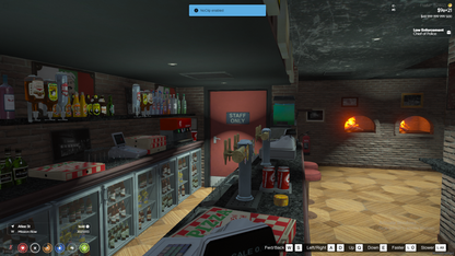 Pizza Restaurant MLO For GtaV FiveM QBCore Sever