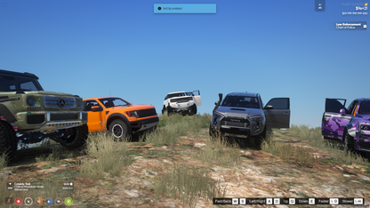 OFFROAD CARS PACK COLLECTION FOR GTAV FIVE M QBCORE SERVER | SUV 4X4 ADVENTURE