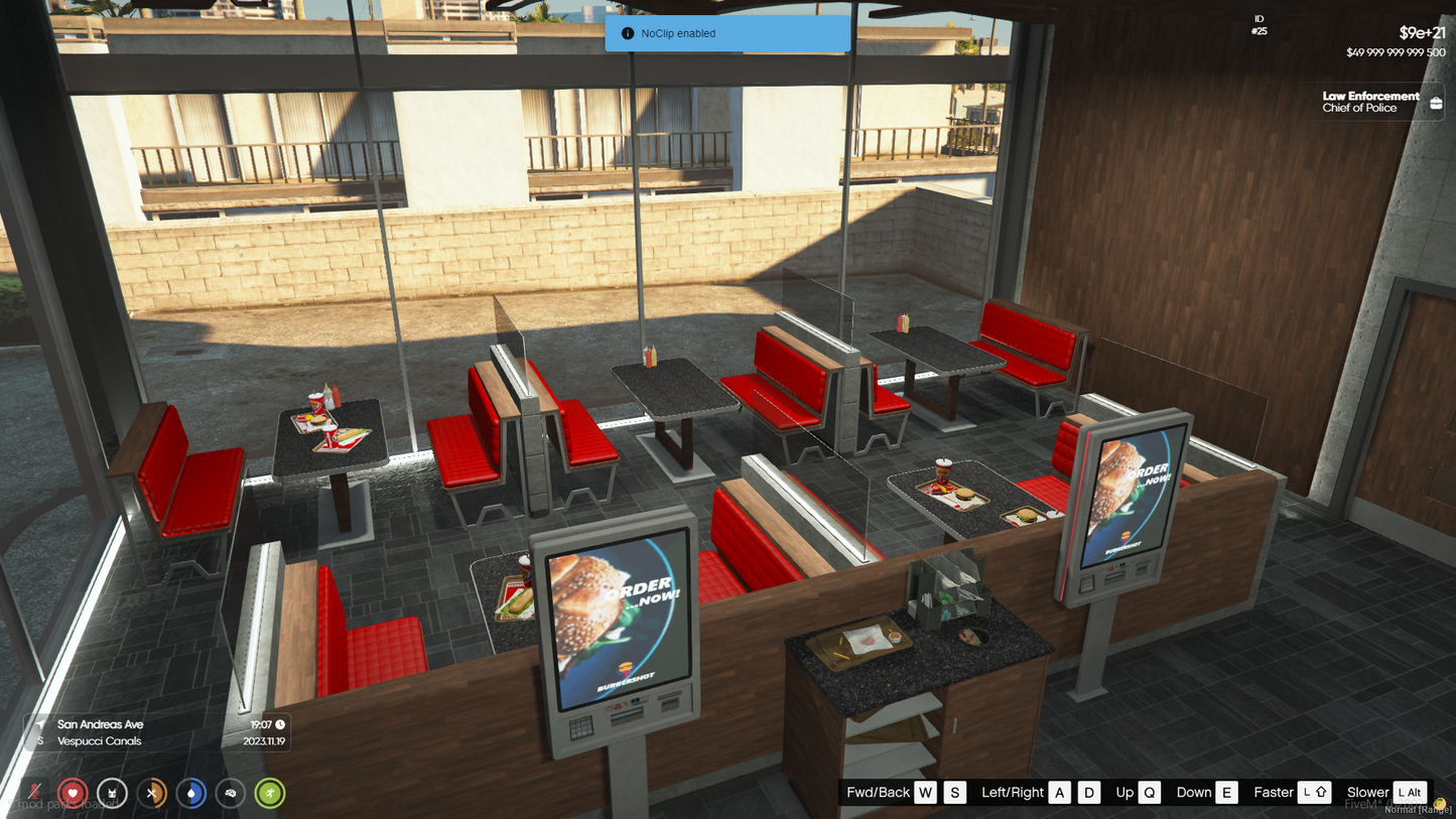 BURGERSHOT RESTAURANT MLO FOR GTAV FIVE QB CORE SERVER | BURGER SHOP