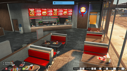 BURGERSHOT RESTAURANT MLO FOR GTAV FIVE QB CORE SERVER | BURGER SHOP