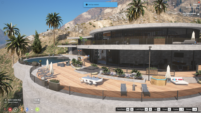 New Tropical Villa Luxury Mansion For GTAV FiveM QBCore Server | Biggest Mansion