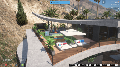 New Tropical Villa Luxury Mansion For GTAV FiveM QBCore Server | Biggest Mansion