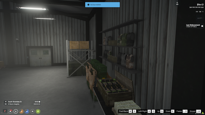 ILLEGAL GUN WAREHOUSE FOR GTAV FIVEM QBCORE SERVER | BLACKMARKET GUN STORE