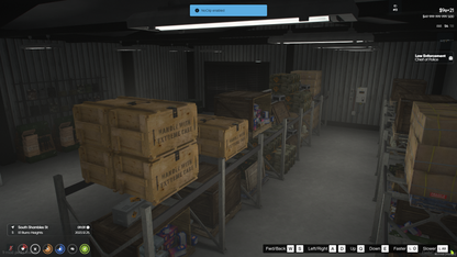 ILLEGAL GUN WAREHOUSE FOR GTAV FIVEM QBCORE SERVER | BLACKMARKET GUN STORE