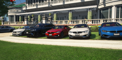 BMW Super Sport Car Pack For GTAV FIVEM QBCORE Server | MLO