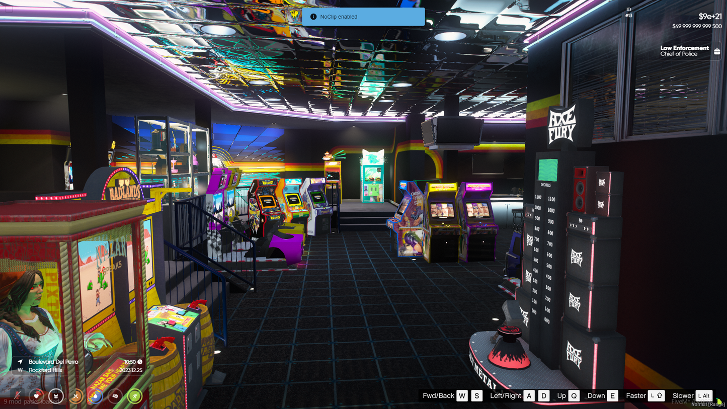 Arcade Bar Interior MLO For GTAV FIVEM QBCORE SERVER | Casino Game