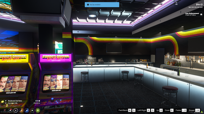 Arcade Bar Interior MLO For GTAV FIVEM QBCORE SERVER | Casino Game