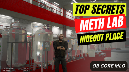 Top Secrets Meth Lab HideOut Place MLO For GTAV  FIVEM QBCORE SERVER