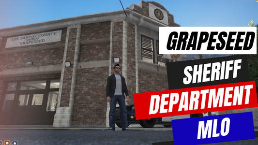 GRAPESEED SHERIFE DEPARTMENT MLO | PD MLO | FOR GTAV FIVEM QBCORE