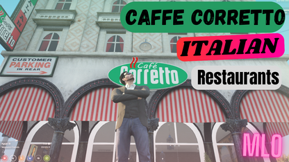 Caffe Corretto Italian Restaurants MLO For FiveM QBCore Server | Restaurant MLO