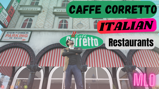 Caffe Corretto Italian Restaurants MLO For FiveM QBCore Server | Restaurant MLO