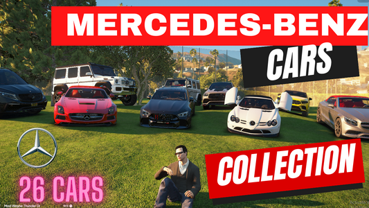 Mazercise Benz Car Pack Collection | 26 Cars Including |For GTAV FiveM QBCore Server