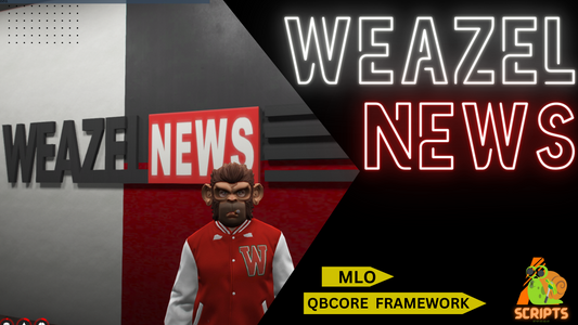 Weazel News MLO For GTAV FiveM QBCore Server | Media Channel MLO