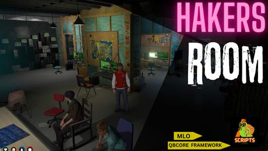 SECRET HAKERS ROOM MLO FOR GTAV FIVEM QBCORE SERVER | FIVEM MODES | YMAP | HIDEOUT PLACE