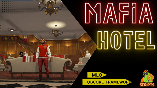 Mafia Hotel MLO For FiveM QBCore Server | Mafia Mansion Apartment