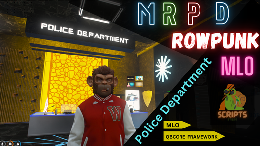 MRPD ROWPUNK MLO FOR FIVEM QBCORE SERVER | GTAV FIVEM MODES | POLICE DEPARTMENT | PD  MOLS