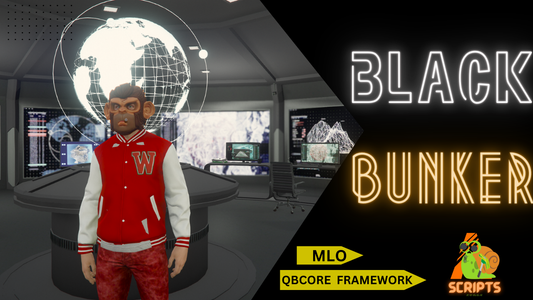 Secrets Black Bunker MLO For GTV FiveM QBCore | Special Forces Underground Bunker