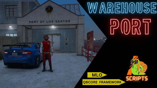 LOS SANTOS WAREHOUSE PORT MLO FOR GTAV FIVEM QBCORE SERVER | WAREHOUSE MLO