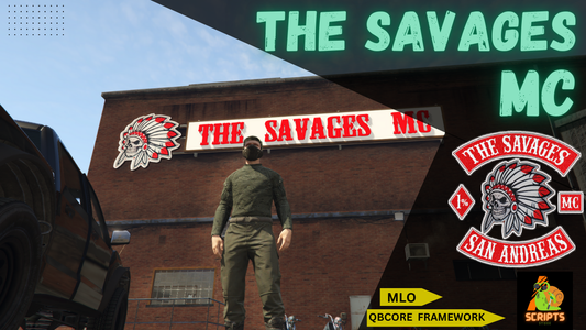 THE SAVAGES MC MLO | FIVEM QB CORE SERVER | YMAP | FIVEM MODES | GANG MLO