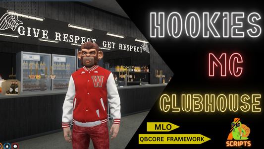 Hookies MC ClubHouse MLO For GTAV FIVEM QB CORE SERVER | GANG HOTEL | MAFIA CLUB WITH FIGITING RING