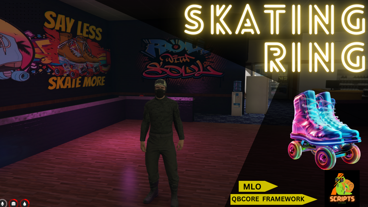 SKATING RING MLO | YMAPS | FIVEM MODES | QBCORE SERVER