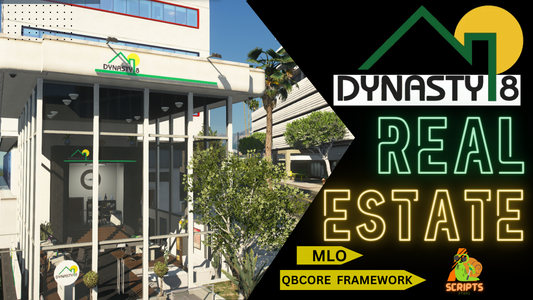Dynasty 8 Real Estate Office MLO For Gtav FiveM QBCore Server | Real Estate Department