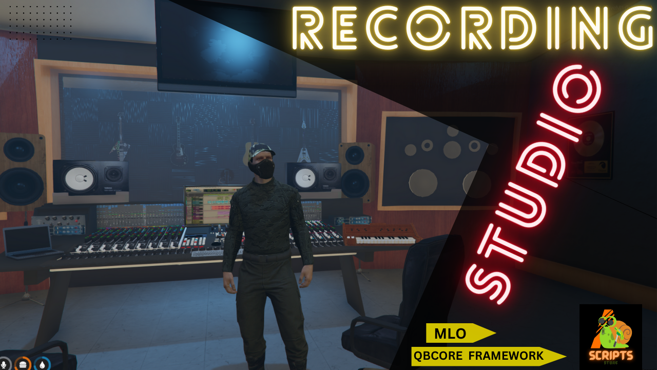 Recording Studio MLO | YMAP | FIVEM MODE | QBCORE SERVER