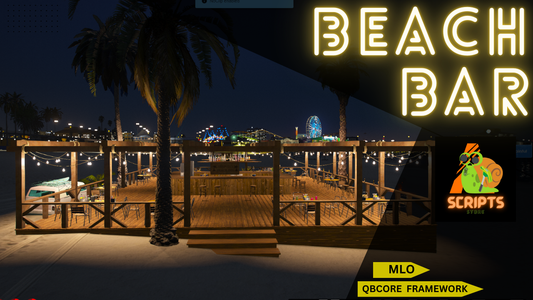 BEACH BAR MLO | FIVEM QBCORE SERVER | YMAPS | RESTURENT MLO