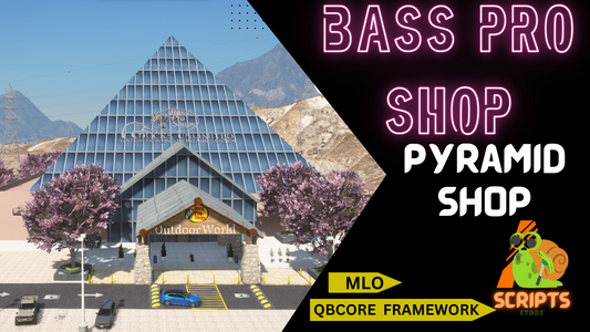 Bass Pro Shop | Pyramid Shop MLO For GTAV FivemQB Core Server